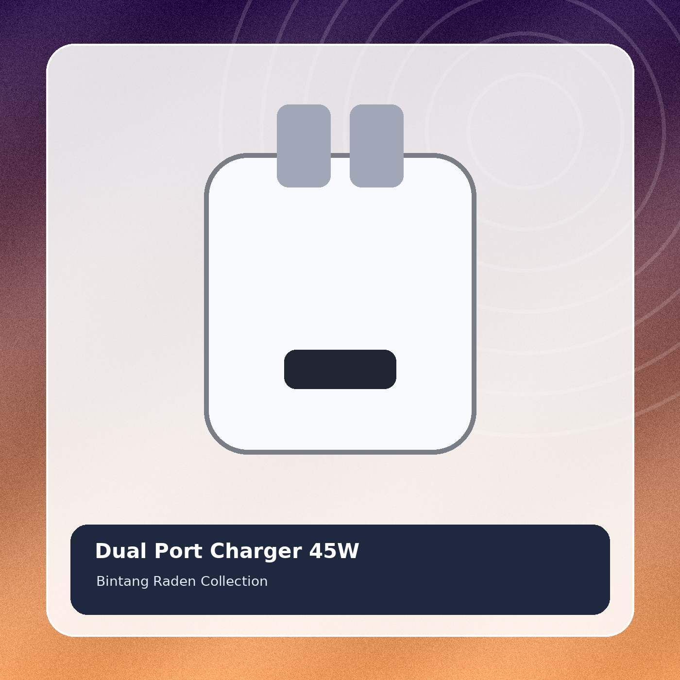Dual Port Charger 45W
