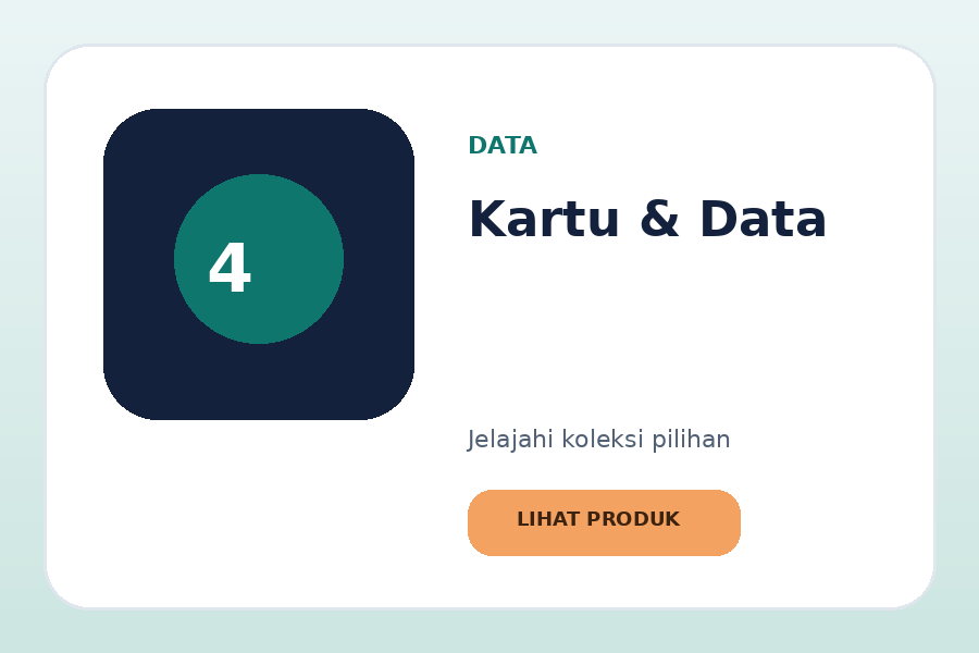 Kartu Perdana & Data