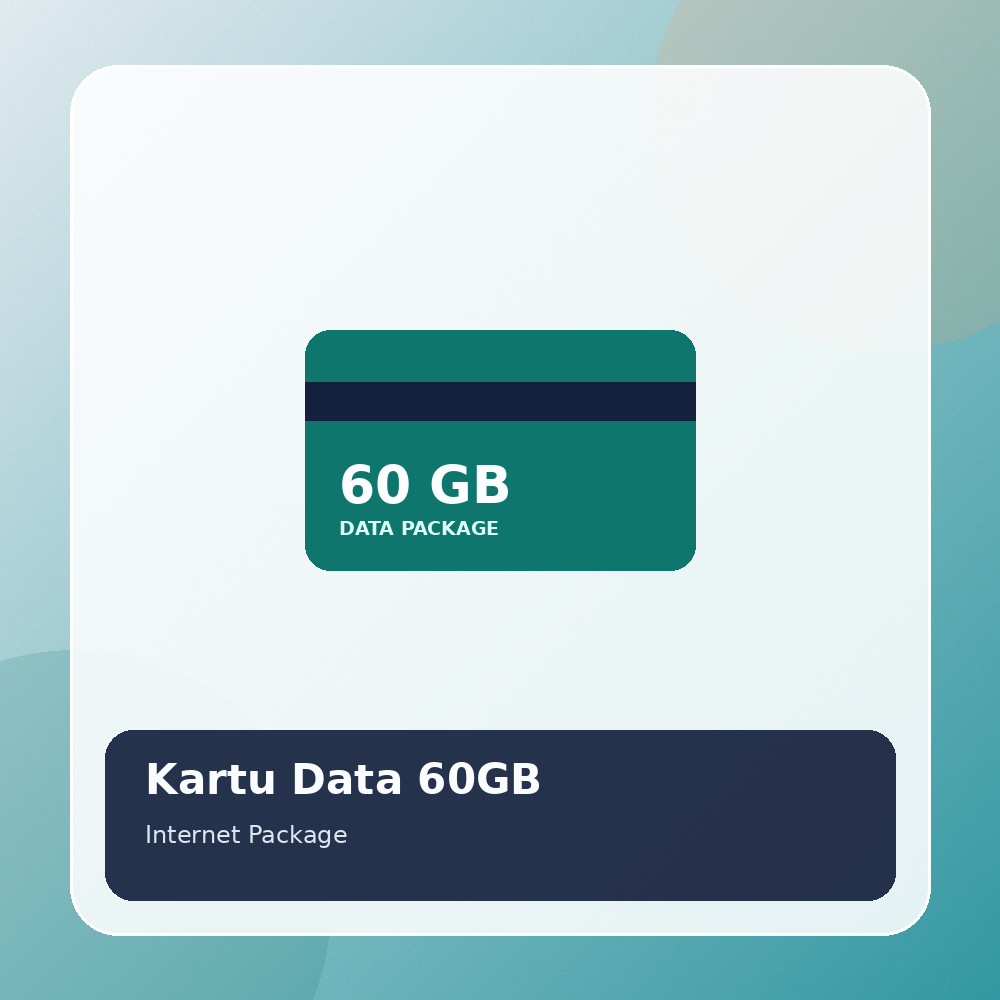 Kartu Perdana Internet 60GB