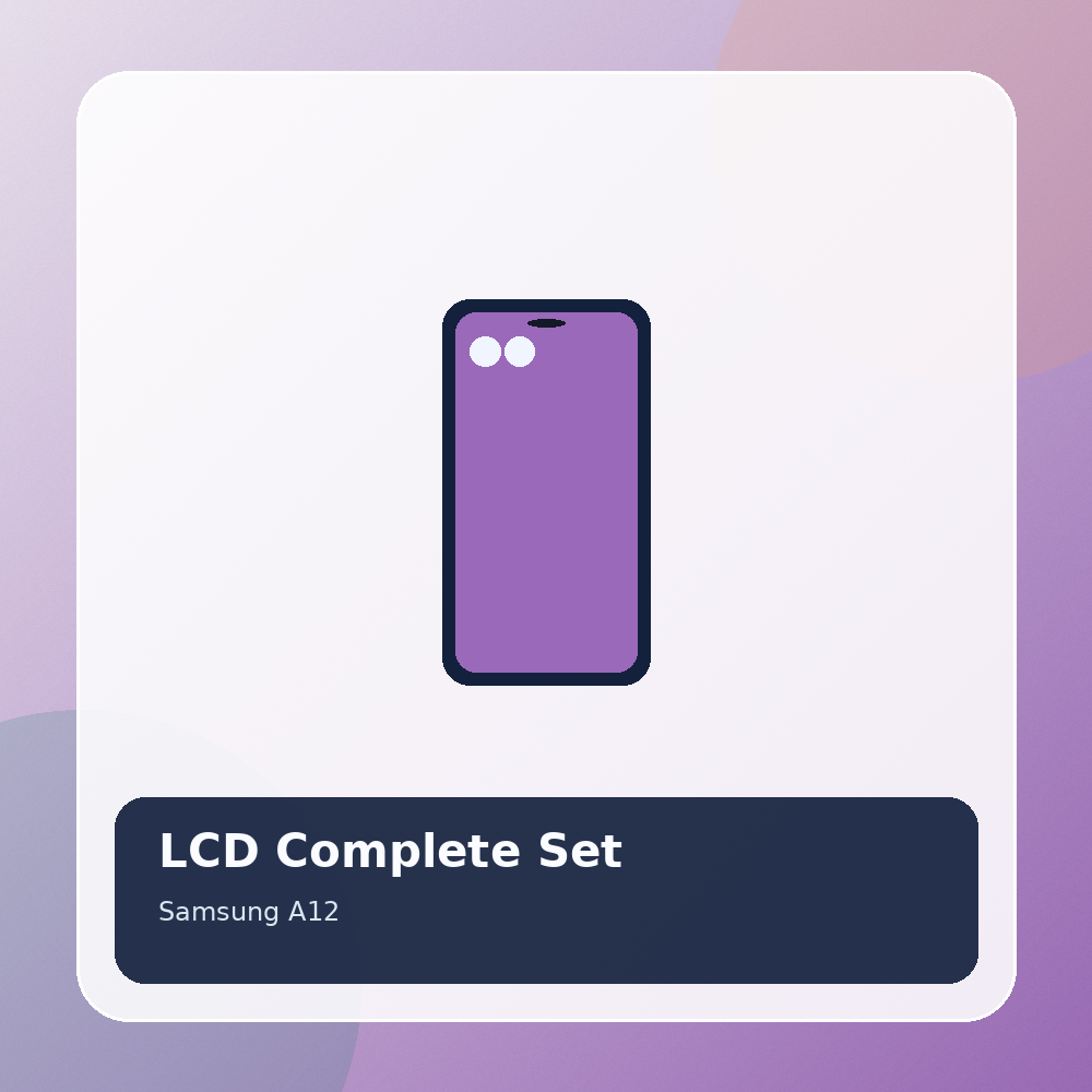 LCD Samsung A12 Complete Set