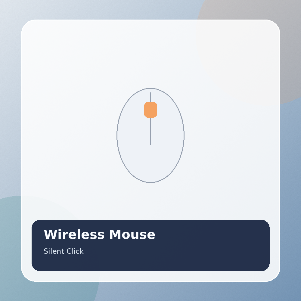 Wireless Mouse Silent Click